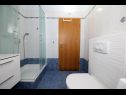 Apartments Gašpe - garden terrace : A1(4) Sutomiscica - Island Ugljan  - Apartment - A1(4): bathroom with toilet