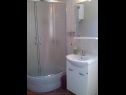 Apartments Brane - charming and close to the sea SA1(2) Sutomiscica - Island Ugljan  - Studio apartment - SA1(2): bathroom with toilet