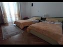 Apartments Mili - 50 m from beach and economical A1(6) Sutomiscica - Island Ugljan  - Apartment - A1(6): bedroom