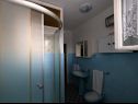 Apartments Mili - 50 m from beach and economical A1(6) Sutomiscica - Island Ugljan  - Apartment - A1(6): bathroom with toilet