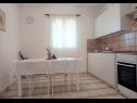 Apartments Roko - big terasse: A1(4) Cove Rukavac - Island Vis  - Croatia - Apartment - A1(4): kitchen and dining room