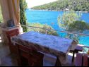 Holiday home Dob - 5m from the sea: H(4) Cove Stoncica (Vis) - Island Vis  - Croatia - H(4): terrace view