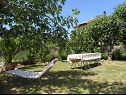 Apartments Zvone - 100 m from sea: A1(4+1), A2(4+1) Bibinje - Zadar riviera  - garden terrace (house and surroundings)