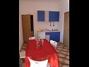 Apartments Sor - on the beach: SA1(2+1), A1(4+1), A2(2+3), A3(2+3) Bibinje - Zadar riviera  - Apartment - A1(4+1): kitchen and dining room