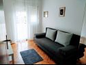Apartments and rooms Aleksandra - 10 m from sea: A1 lijevi(2+2), A2 desni(2+2), A3(4+1), A4(2+2), R7(2), A5(4), A6(4+1) Bibinje - Zadar riviera  - Apartment - A4(2+2): living room