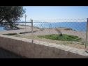 Apartments Sor - on the beach: SA1(2+1), A1(4+1), A2(2+3), A3(2+3) Bibinje - Zadar riviera  - sea view (house and surroundings)