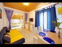Apartments More - 600 m from beach: A2(2+3), SA3(2+1), SA4(2+2) Bibinje - Zadar riviera  - Studio apartment - SA4(2+2): living room