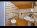 Apartments More - 300 m from beach: A2(2+3), SA3(2+1), SA4(2+2) Bibinje - Zadar riviera  - Studio apartment - SA4(2+2): bathroom with toilet