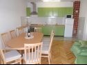 Apartments Ivo - 0,5 km from sandy beach: A1(2+2), A2(6+2) Ljubac - Zadar riviera  - Apartment - A2(6+2): kitchen and dining room