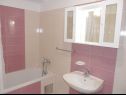 Apartments Ivo - 0,5 km from sandy beach: A1(2+2), A2(6+2), A3(6+2) Ljubac - Zadar riviera  - Apartment - A3(6+2): bathroom with toilet