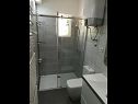 Apartments Vlatkica - 10 m from beach: A1 Vlatkica(4), A2 Lea(4) Maslenica - Zadar riviera  - Apartment - A1 Vlatkica(4): bathroom with toilet