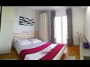 Apartments Vlatkica - 10 m from beach: A1 Vlatkica(4), A2 Lea(4) Maslenica - Zadar riviera  - Apartment - A1 Vlatkica(4): bedroom