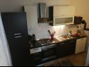 Apartments Vlatkica - 10 m from beach: A1 Vlatkica(4), A2 Lea(4) Maslenica - Zadar riviera  - Apartment - A1 Vlatkica(4): kitchen