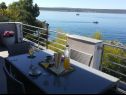 Apartments Vlatkica - 10 m from beach: A1 Vlatkica(4), A2 Lea(4) Maslenica - Zadar riviera  - Apartment - A2 Lea(4): balcony
