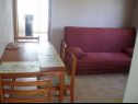 Apartments Dubravko - 5 m from beach : A1 Bepina (2+2), A2 Keko(2+2) Maslenica - Zadar riviera  - Apartment - A1 Bepina (2+2): living room