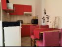 Apartments Visnja - 10 meters to the sandy beach A1 jednosobni (2+2), A2 dvosobni (4+2) Nin - Zadar riviera  - Apartment - A1 jednosobni (2+2): kitchen and dining room