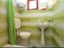 Apartments Mirko - 100m from the sea: A2(9) Nin - Zadar riviera  - Apartment - A2(9): bathroom with toilet