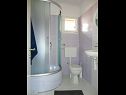 Apartments Petar - 30 m from sandy beach: A1(6+1), A2(4), SA3(2) Nin - Zadar riviera  - Apartment - A2(4): bathroom with toilet