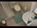 Apartments Ivan - 300 m from sea: A3(2), A4(2+2), SA5(2), A6(2) Nin - Zadar riviera  - Apartment - A6(2): bathroom with toilet