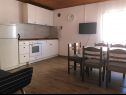 Apartments Petar - 30 m from sandy beach: A1(6+1), A2(4), SA3(2) Nin - Zadar riviera  - Apartment - A1(6+1): kitchen and dining room