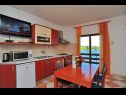 Apartments Ljilja - 10m from the sea with parking: A2(2+2), A3(2+2), A4(12+2) Nin - Zadar riviera  - Apartment - A3(2+2): kitchen and dining room