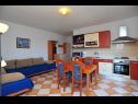 Apartments Ljilja - 10m from the sea with parking: A2(2+2), A3(2+2), A4(12) Nin - Zadar riviera  - Apartment - A3(2+2): living room