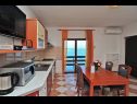Apartments Ljilja - 10m from the sea with parking: A2(2+2), A3(2+2), A4(12) Nin - Zadar riviera  - Apartment - A3(2+2): kitchen and dining room