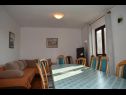 Apartments Ljilja - 10m from the sea with parking: A2(2+2), A3(2+2), A4(12+2) Nin - Zadar riviera  - Apartment - A4(12+2): living room