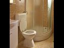 Apartments Dita - 400 m from sandy beach: A1(4), A2(4) Nin - Zadar riviera  - Apartment - A2(4): bathroom with toilet