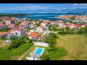 Apartments Ivan - modern & close to center: A1(4), A2(2+2) Nin - Zadar riviera  - vegetation (house and surroundings)