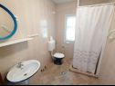 Apartments Petar - 30 m from sandy beach: A1(6+1), A2(4), SA3(2) Nin - Zadar riviera  - Studio apartment - SA3(2): bathroom with toilet