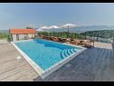 Apartments Luce - pool and view: A1(6+2) Novigrad - Zadar riviera  - swimming pool