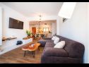 Apartments Luci - 40 m from sea: A1(4) Novigrad - Zadar riviera  - Apartment - A1(4): living room