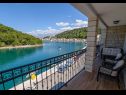 Apartments Luci - 40 m from sea: A1(4) Novigrad - Zadar riviera  - Apartment - A1(4): terrace