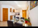 Apartments Luce - pool and view: A1(6+2) Novigrad - Zadar riviera  - Apartment - A1(6+2): kitchen and dining room