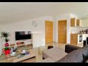 Apartments Luce - pool and view: A1(6+2) Novigrad - Zadar riviera  - Apartment - A1(6+2): living room