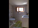 Apartments Tina -with terrace and sea view A1(4) Obrovac - Zadar riviera  - Apartment - A1(4): bathroom with toilet