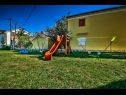 Apartments Roko - 50 meters from sandy beach: A1 (2+2) Obrovac - Zadar riviera  - children playground