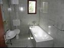 Apartments Pupa - nice family apartments: A1 Dora(4+1), A2 Mihael(4+1), A3 Tea(2+1) Petrcane - Zadar riviera  - Apartment - A3 Tea(2+1): bathroom with toilet