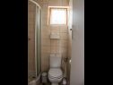 Apartments Kike - 60 meters from the beach A1(4+1), A2(4+1), A3(4+1), SA1(2) Petrcane - Zadar riviera  - Studio apartment - SA1(2): bathroom with toilet
