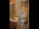 Apartments Ante - 50m from the sea: A1 plavi(2+2), A2 zuti(2+2), A4 Lila(3+2) Posedarje - Zadar riviera  - Apartment - A2 zuti(2+2): bathroom with toilet