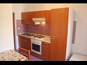 Apartments Ante - 50m from the sea: A1 plavi(2+2), A2 zuti(2+2), A4 Lila(3+2) Posedarje - Zadar riviera  - Apartment - A4 Lila(3+2): kitchen and dining room