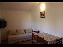 Apartments Ante - 50m from the sea: A1 plavi(2+2), A2 zuti(2+2), A4 Lila(3+2) Posedarje - Zadar riviera  - Apartment - A4 Lila(3+2): living room