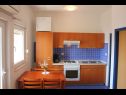 Apartments Ante - 50m from the sea: A1 plavi(2+2), A2 zuti(2+2), A4 Lila(3+2) Posedarje - Zadar riviera  - Apartment - A1 plavi(2+2): kitchen and dining room