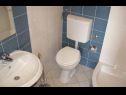 Apartments Ante - 50m from the sea: A1 plavi(2+2), A2 zuti(2+2), A4 Lila(3+2) Posedarje - Zadar riviera  - Apartment - A1 plavi(2+2): bathroom with toilet
