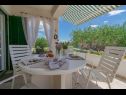 Holiday home Katy - free private parking and garden: H(7+1) Posedarje - Zadar riviera  - Croatia - covered terrace