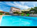 Apartments Mlađo - swimming pool: A1(4+2), A2(4+2), A3(2+2), A4(2+2) Privlaka - Zadar riviera  - house