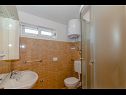 Apartments Mlađo - swimming pool: A1(4+2), A2(4+2), A3(2+2), A4(2+2) Privlaka - Zadar riviera  - Apartment - A4(2+2): bathroom with toilet