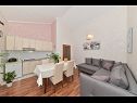 Apartments Ani - with pool : SA4(2), A5(2+2), A6(2+2) Privlaka - Zadar riviera  - Apartment - A6(2+2): living room