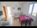 Apartments Teo - 8m from the sea & parking: A1 žuti(4), A2 bijeli(4), A3 novi(4) Privlaka - Zadar riviera  - Apartment - A3 novi(4): living room